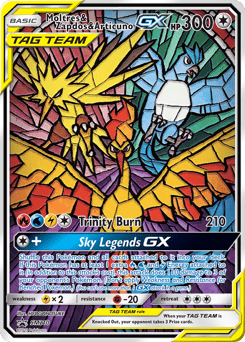 Moltres & Zapdos & Articuno-GX smp-SM210 Promo from SM Black Star Promos Set