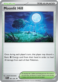 Moonlit Hill sv4pt5-81 Uncommon from Paldean Fates Set