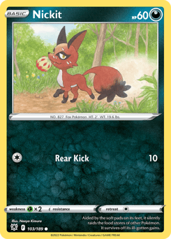 Nickit swsh10-103 Common from Astral Radiance Set