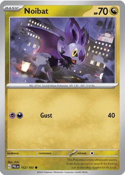 Noibat sv2-152 Common from Paldea Evolved Set