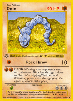 Onix base1-56 Common from Base Set