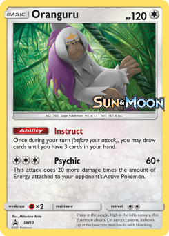 Oranguru smp-SM13 Promo from SM Black Star Promos Set