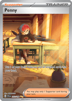 Penny sv1-252 Special Illustration Rare from Scarlet & Violet Set