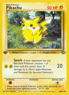 Pikachu base2-60 Common from Jungle Set