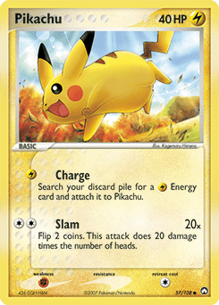 Pikachu ex16-57 Common from Power Keepers Set