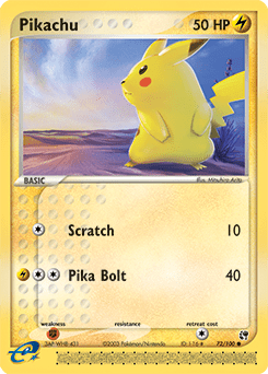Pikachu ex2-72 Common from Sandstorm Set