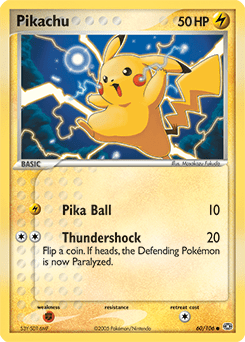Pikachu ex9-60 Common from Emerald Set