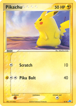 Pikachu tk1b-6  from EX Trainer Kit Latios Set