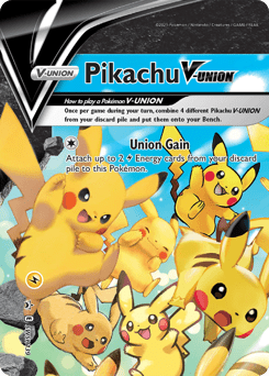 Pikachu V-UNION swshp-SWSH139 Promo from SWSH Black Star Promos Set