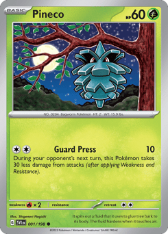 Pineco sv1-1 Common from Scarlet & Violet Set
