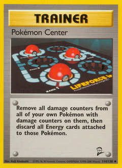 Pokémon Center base4-114 Uncommon from Base Set 2 Set