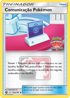 Pokémon Communication sm9-152a Uncommon from Team Up Set