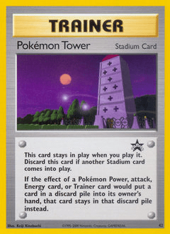 Pokémon Tower basep-42 Promo from Wizards Black Star Promos Set