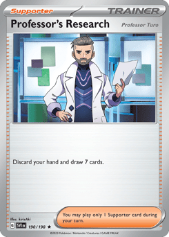 Professor’s Research (Professor Turo) sv1-190 Rare from Scarlet & Violet Set
