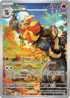 Pyroar sv2-200 Illustration Rare from Paldea Evolved Set