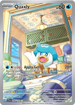 Quaxly sv2-206 Illustration Rare from Paldea Evolved Set