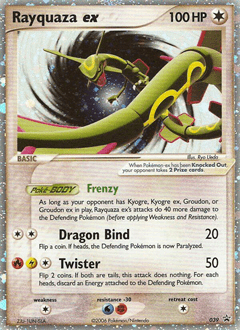 Rayquaza ex np-39 Promo from Nintendo Black Star Promos Set