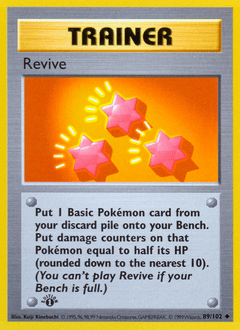 Revive base1-89 Uncommon from Base Set