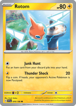 Rotom sv1-70 Common from Scarlet & Violet Set