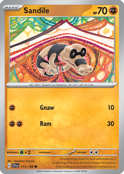 Sandile sv1-115 Common from Scarlet & Violet Set