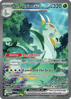Serperior ex zsv10pt5-164 Special Illustration Rare from Black Bolt Set