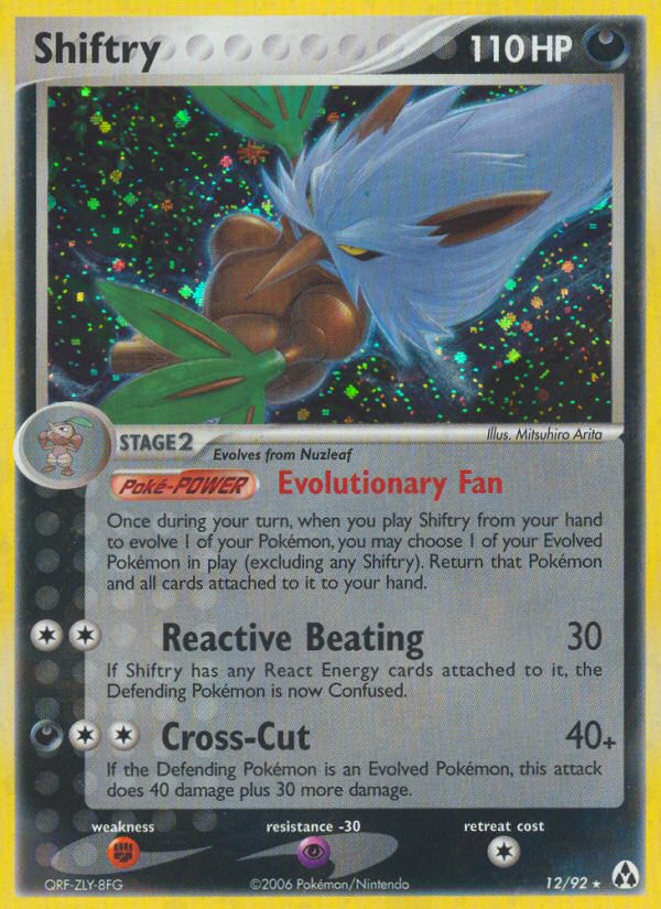 Shiftry ex12-12 Rare Holo from Legend Maker Set