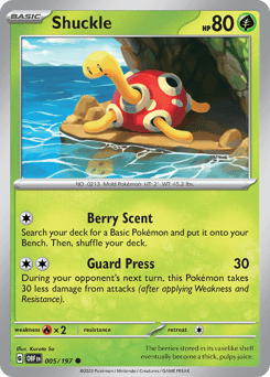 Shuckle sv3-5 Common from Obsidian Flames Set