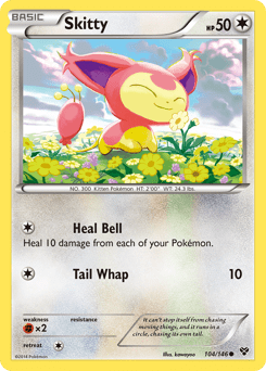 Skitty xy1-104 Common from XY Set