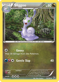 Sliggoo xy2-73 Uncommon from Flashfire Set