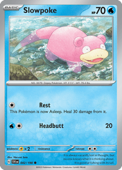 Slowpoke sv1-42 Common from Scarlet & Violet Set