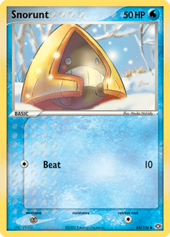 Snorunt ex9-64 Common from Emerald Set