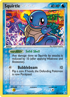 Squirtle ex14-64 Common from Crystal Guardians Set