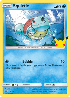 Squirtle mcd21-17  from McDonald's Collection 2021 Set
