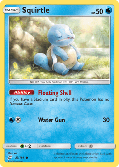 Squirtle sm9-22 Common from Team Up Set