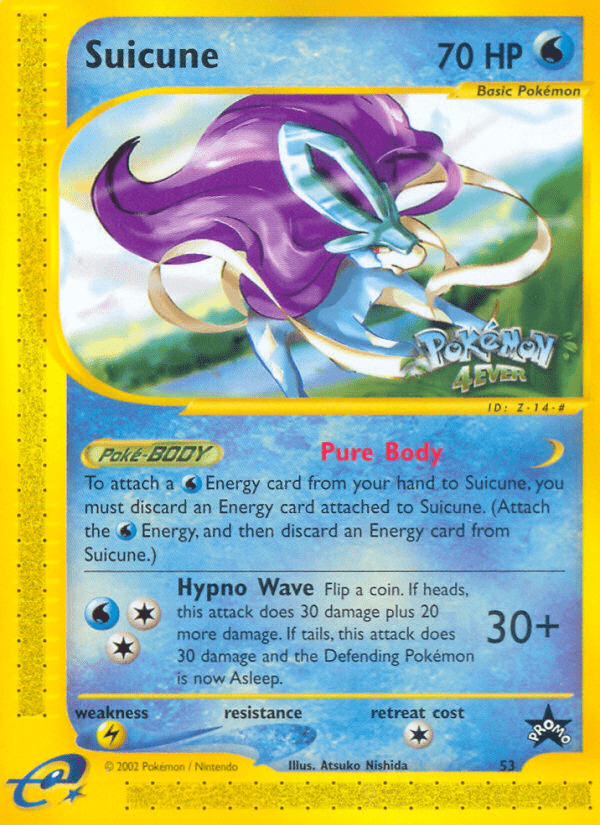 Suicune basep-53 Promo from Wizards Black Star Promos Set