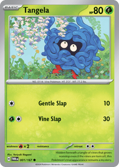 Tangela sv6-1 Common from Twilight Masquerade Set