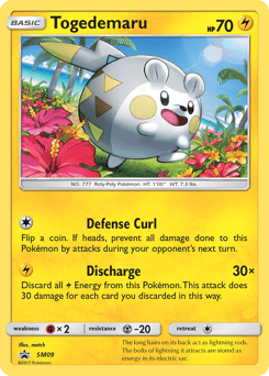 Togedemaru smp-SM09 Promo from SM Black Star Promos Set