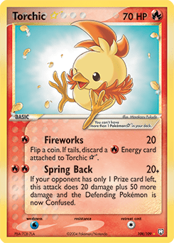 Torchic ★ ex7-108 Rare Holo Star from Team Rocket Returns Set