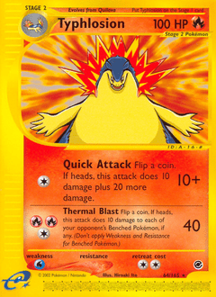 Typhlosion ecard1-64 Rare from  Set