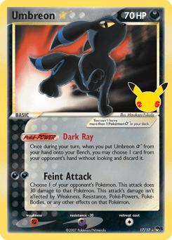 Umbreon ★ cel25c-17_A Classic Collection from Celebrations: Classic Collection Set
