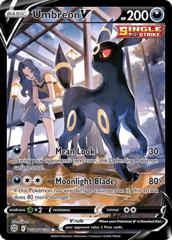 Umbreon V swsh9tg-TG22 Rare Holo V from Brilliant Stars Trainer Gallery Set