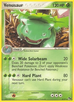 Venusaur pop2-6 Rare from POP Series 2 Set