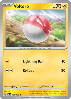 Voltorb sv2-66 Common from Paldea Evolved Set