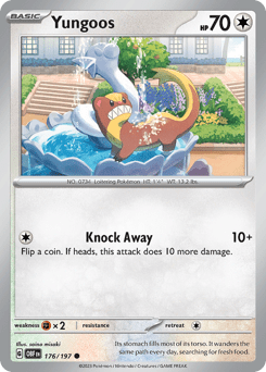 Yungoos sv3-176 Common from Obsidian Flames Set