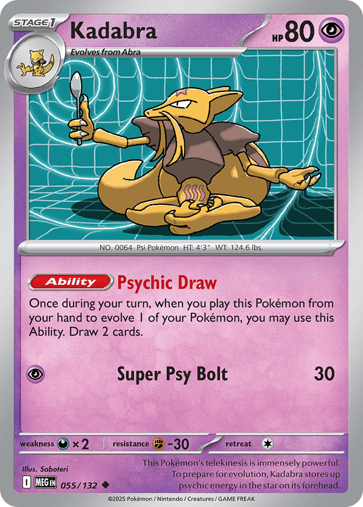 Kadabra Pokemon Card Background