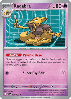 Pokémon card me1-55