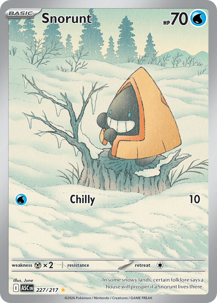 Snorunt #227 - Ascended Heroes | Price Guide & Historical Value ...