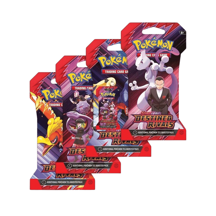 Destined Rivals Sleeved Booster Pack Art Bundle (Set of 4) | Sealed ...