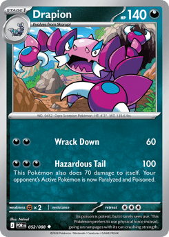 All Drapion Cards List | Price Guide & Market Value